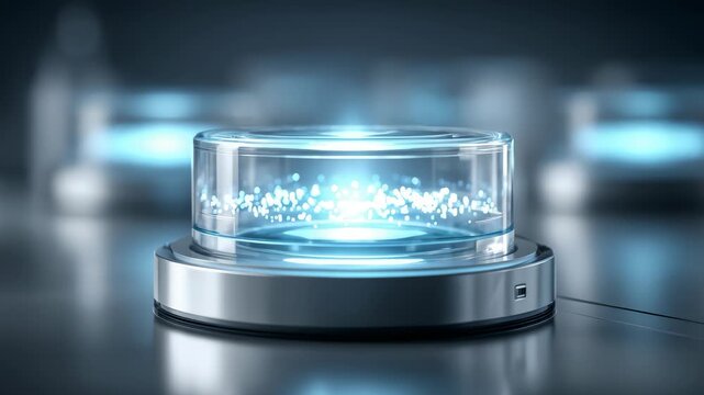 Future Technology Product Display Platform Shining Light