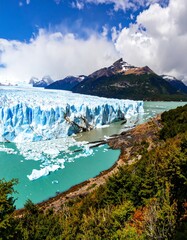 Obraz premium Glacier landscape panorama