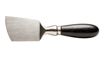 Studio shot of a cheese knife on black background