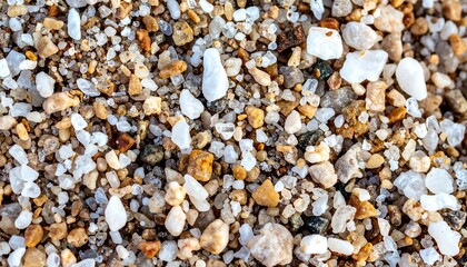 Close-up of colorful beach pebbles
