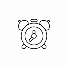 classic alarm clock icon sign vector