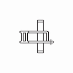 hand planing wood icon sign vector