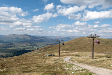 Top of Glen Nevis Cable Car