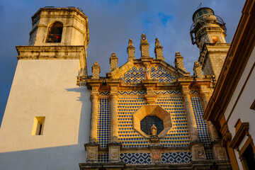 San Francisco de Campeche, Mexico - March 27, 2025: Former Temple of San Jose in the historic...