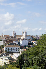 SALVADOR, BRAZIL -August, 8, 2025 Beautiful view of the Historic Center of Salvador- Bahia