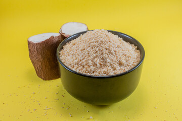 Cassava Flour (Yuca, Manihot esculenta), Coarse Ground Root Flour, Staple Food in Africa and Brazil
