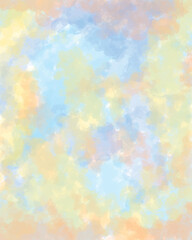 Abstract pastel watercolor hand drawn background