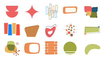 Mid century shapes