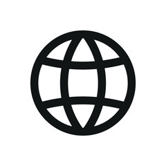 Obraz premium Icon globe