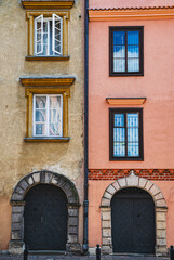 Old beautiful medieval house in the Old Town of Warsaw	