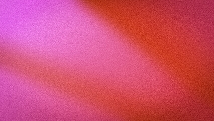 A warm and vibrant 4K abstract background with a soft, grainy gradient of lively fuchsia, soft pink, and deep reddish-orange tones