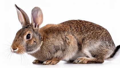 Obraz premium rabbit isolated on white background cutout