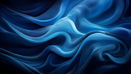 Fototapeta premium Abstract Dark Blue Textured Background With Subtle Swirls And Light Effects