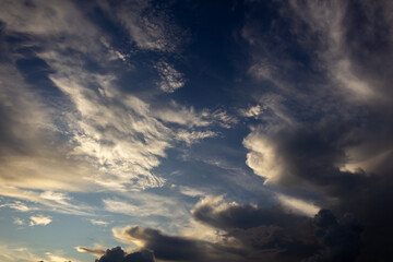 beautiful sky and clouds