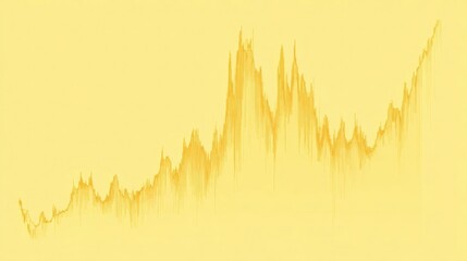 Line graph with a yellow background. the line graph is made up of multiple points, each representing a different period of time.