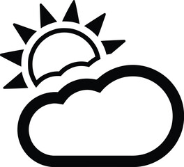 Weather set of web icons in line style. Forecast weather icons for web and mobile app. Forecast, clouds, sunny day, wind, snowflakes, sun, rain, thunderstorm, dew, moon. Vector illustration