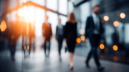 Obraz premium Fondo con personas difuminadas