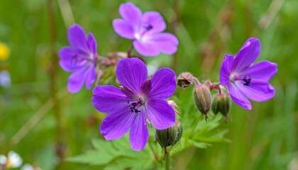 Close-up of vibrant purple wildflowers (4)