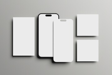 Blank Instagram Post And Stories