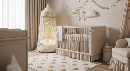 Serene Nursery Designs Featuring Elegant Furnishings Creating a Cozy Atmosphere