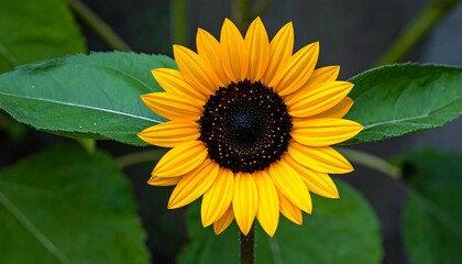 Obraz premium Close-up of a vibrant sunflower