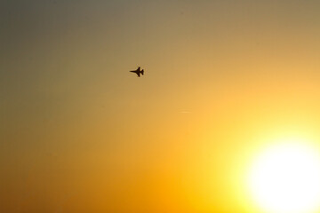 F-16 Fighting Falcon performs a solo flight maneuver