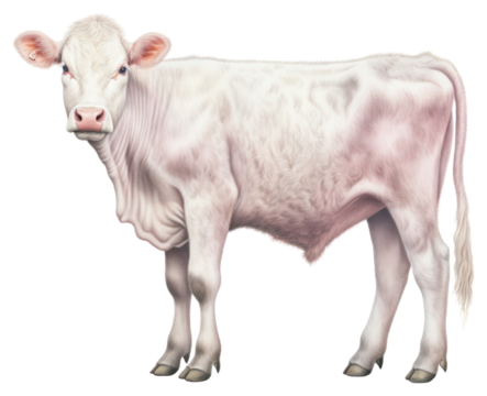 PNG Cow livestock mammal animal.