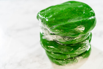 Vibrant Green Gingerbread Cookies for Festive Baking
