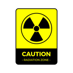 Obraz premium Radioactive icon nuclear symbol. Uranium reactor radiation hazard. Radioactive toxic danger sign design isolated on transparent background. Nuclear bomb symbol. Danger icon.