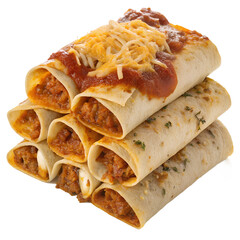 Enchiladas on transparent background Enchiladas on transparent background