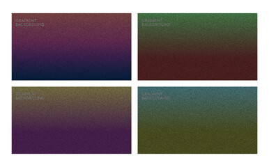set of abstract backgrounds