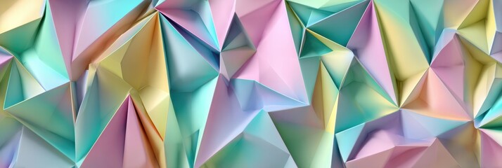 Colorful Origami Paper Texture Showcasing Intricate Folds in Various Pastel Shades Under Soft Lighting in a Creative Environment