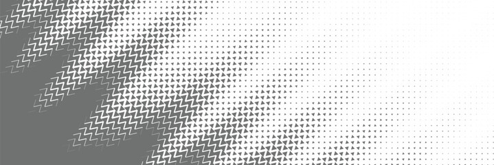 Black and white halftone abstract vector background with retro dotted gradient texture modern pixelated design perfect for digital art comic illustration wallpaper and poster