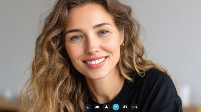 Engaging online education experience with video call interface