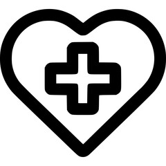 Obraz premium Heart Shape Vector Icon - 8