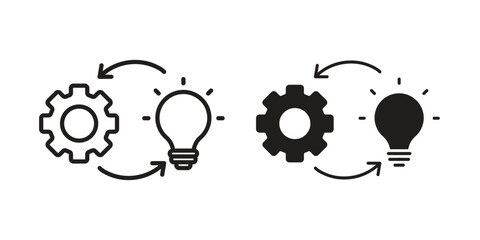 Implementation icon symbol for your web designs. Icon logo, app, UI.