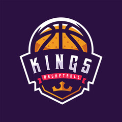 King Basketball Logo