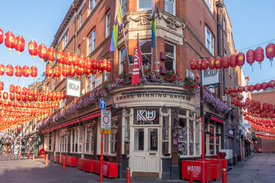 Scenes Around Chinatown in London England