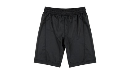Contemporary black athletic shorts featuring minimalist design for active wear
