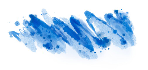Dark blue watercolor background. Artistic h