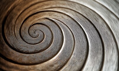 
Warm Silver Tones Brushed Metal Spiral Texture