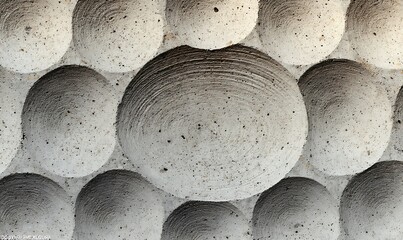 
Washed Warm Gray Cement Slurry Texture Background with Circular Pattern