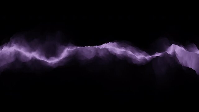 A striking purple lightning bolt against a dark background, ideal for adding dramatic visual effects in videos or animations, capturing attention and intensity