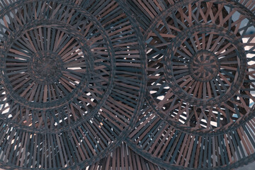 Detail of Mexican and Michoacan crafts