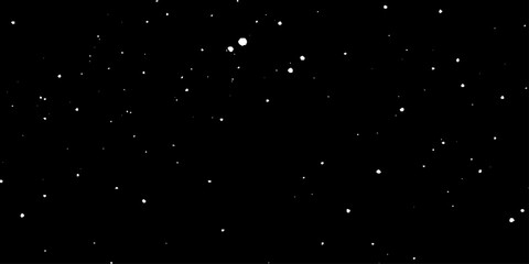 Abstract grunge dust texture on black background. vintage distressed overlay effect for graphic design, vector illustration.