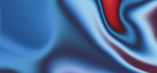 Abstract fluid art background with dynamic swirls of blue and red creating a modern and visually striking design element