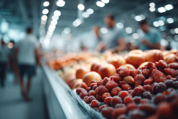 ai smartly evaluates products in grocery store focusing on its analysis of fresh fruits