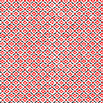 red and white background