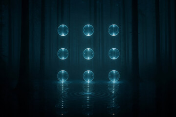 Hall of Luminous Spheres