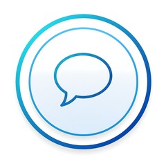 Fototapeta premium Abstract Bubble Speech Icon.